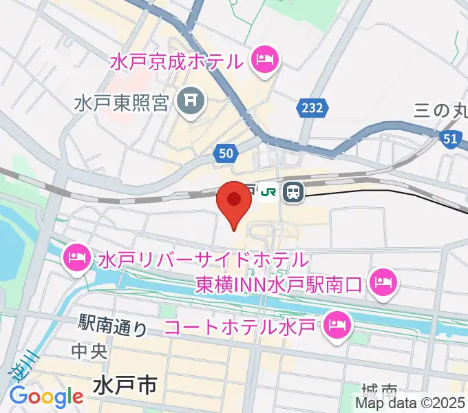 ユナイテッド・シネマ水戸の地図