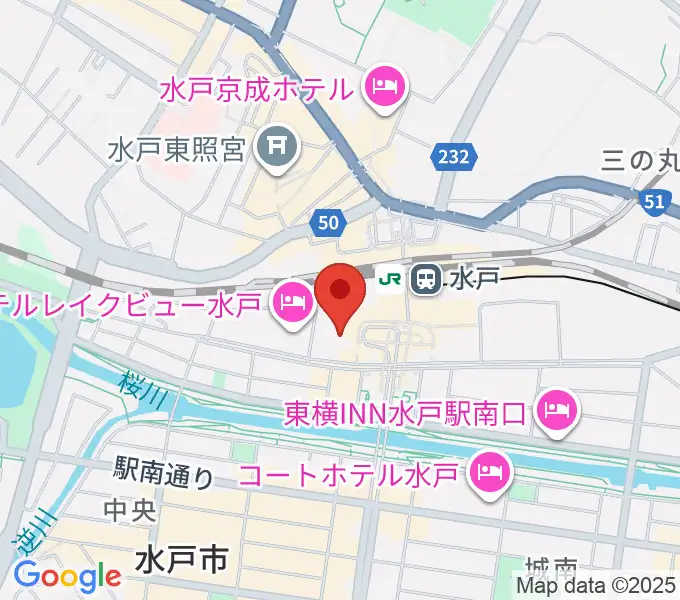ユナイテッド・シネマ水戸の地図