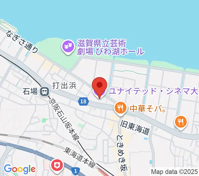 ユナイテッド・シネマ大津の地図