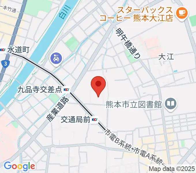 ユナイテッド・シネマ熊本の地図