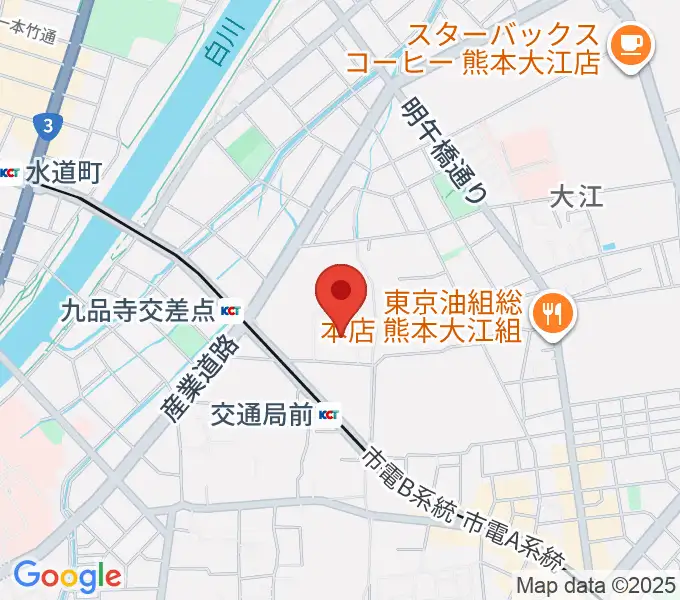 ユナイテッド・シネマ熊本の地図