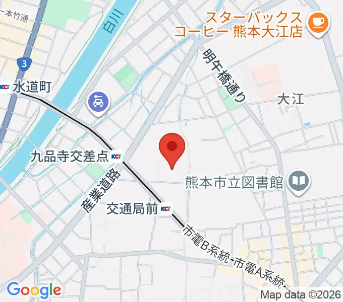 ユナイテッド・シネマ熊本の地図