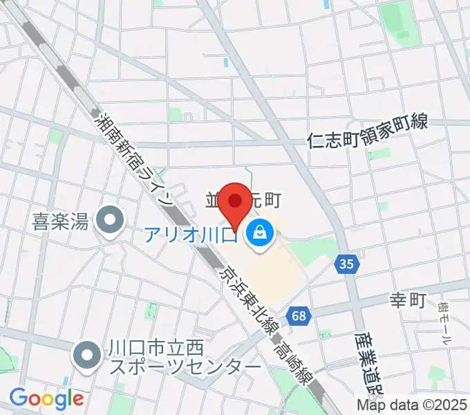 MOVIX川口の地図