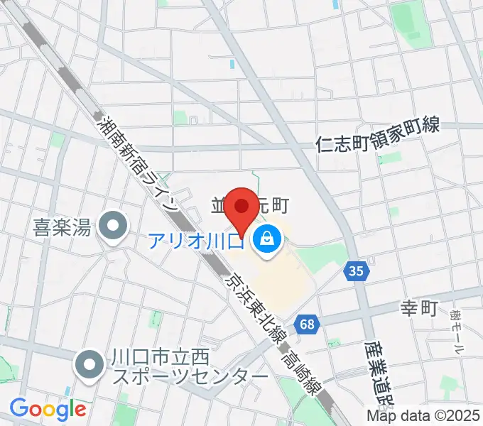 MOVIX川口の地図