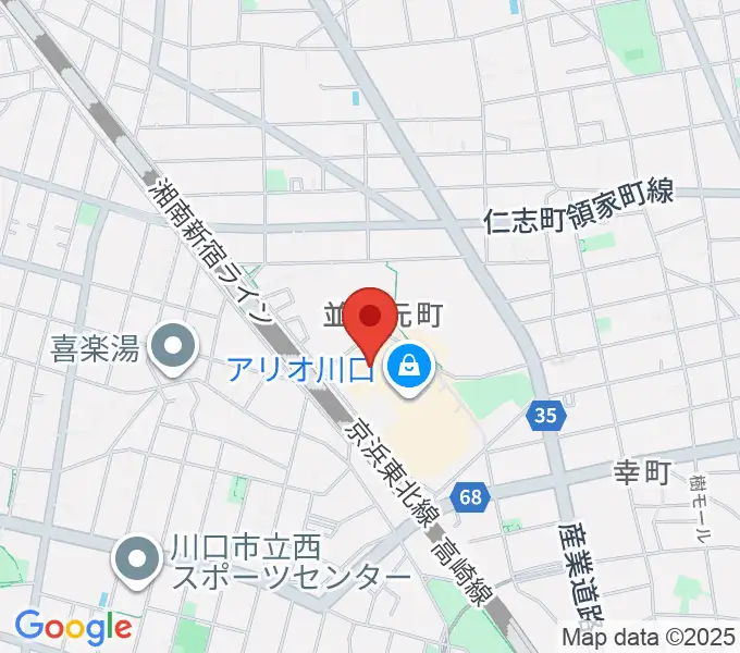 MOVIX川口の地図