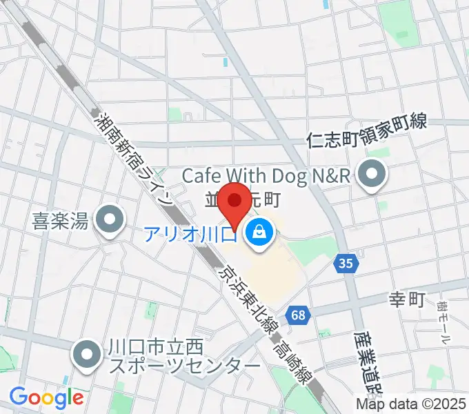 MOVIX川口の地図