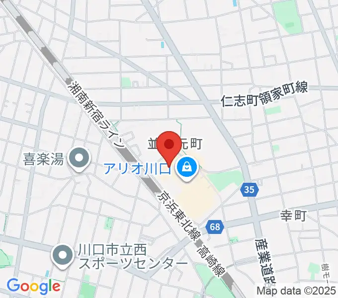MOVIX川口の地図