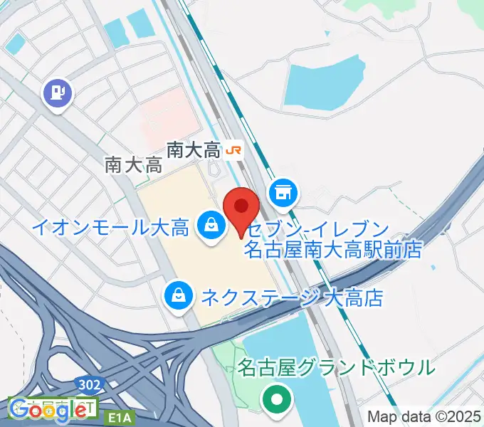 イオンシネマ大高の地図