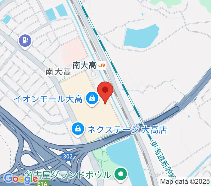イオンシネマ大高の地図
