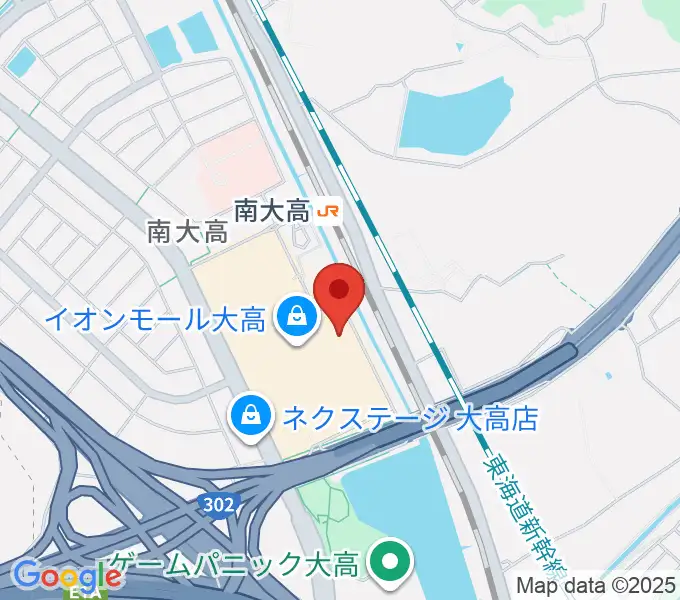 イオンシネマ大高の地図