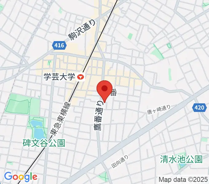 フォレストミュージックの地図
