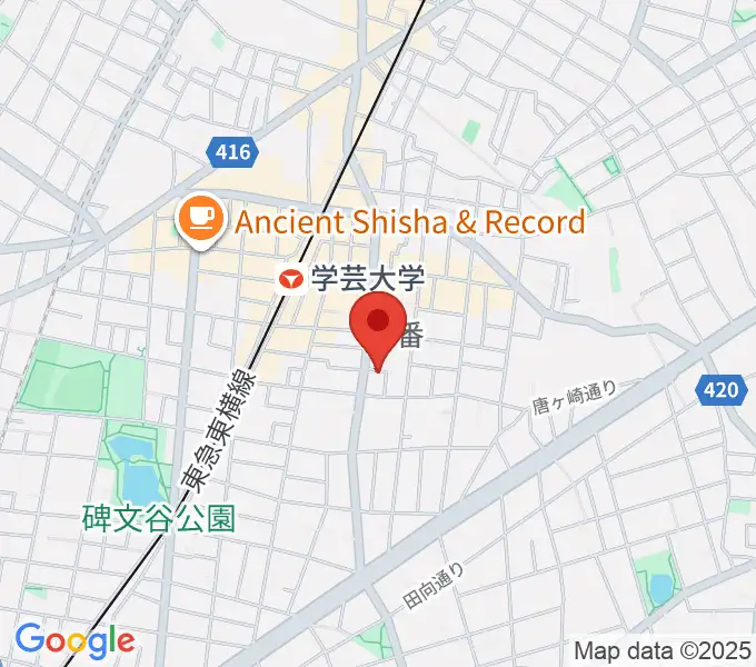 フォレストミュージックの地図
