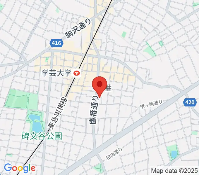 フォレストミュージックの地図