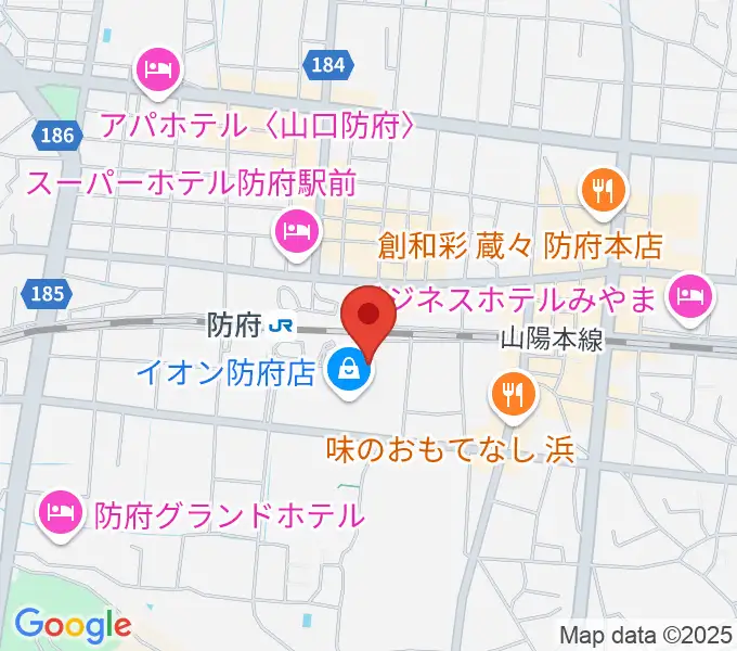 イオンシネマ防府の地図
