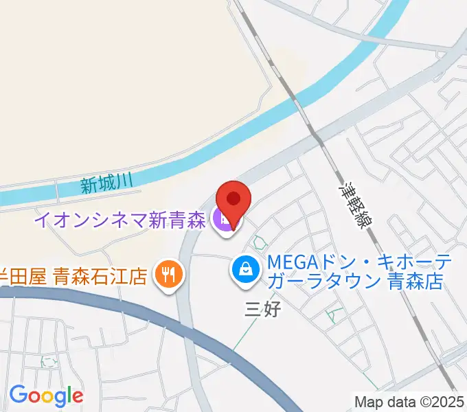 青森コロナワールドの地図