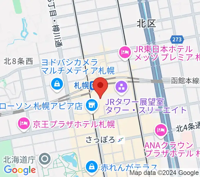 札幌シネマフロンティアの地図