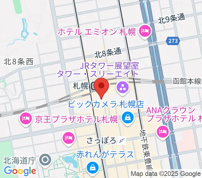 札幌シネマフロンティアの地図