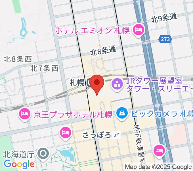 札幌シネマフロンティアの地図