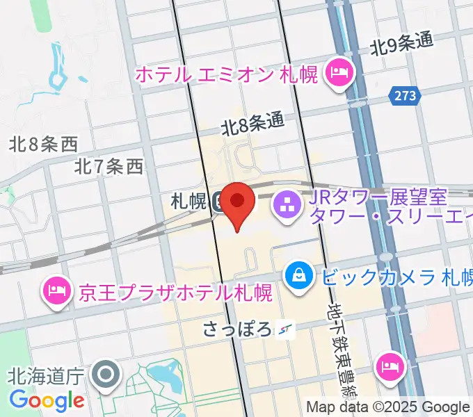札幌シネマフロンティアの地図