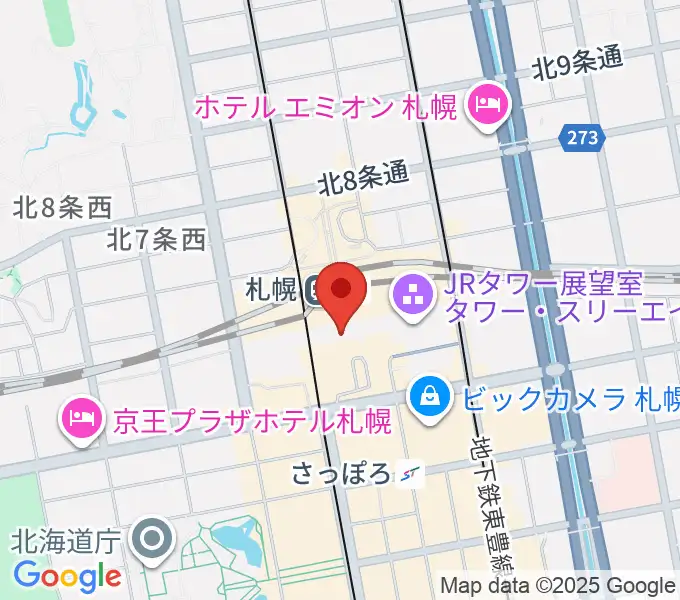 札幌シネマフロンティアの地図