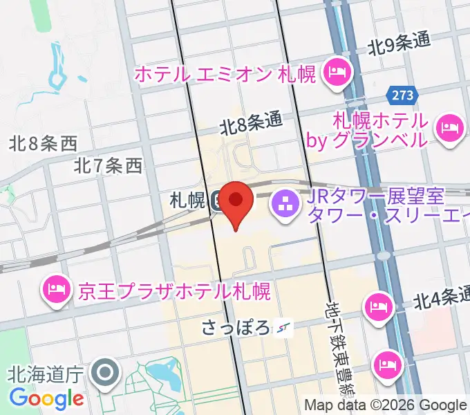 札幌シネマフロンティアの地図