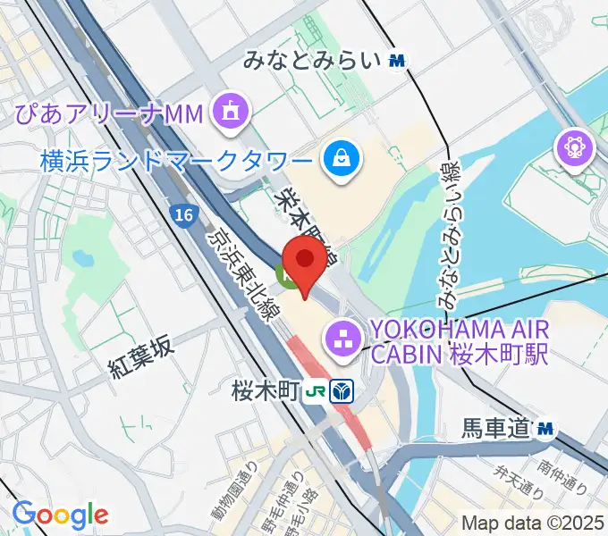 横浜ブルク13の地図