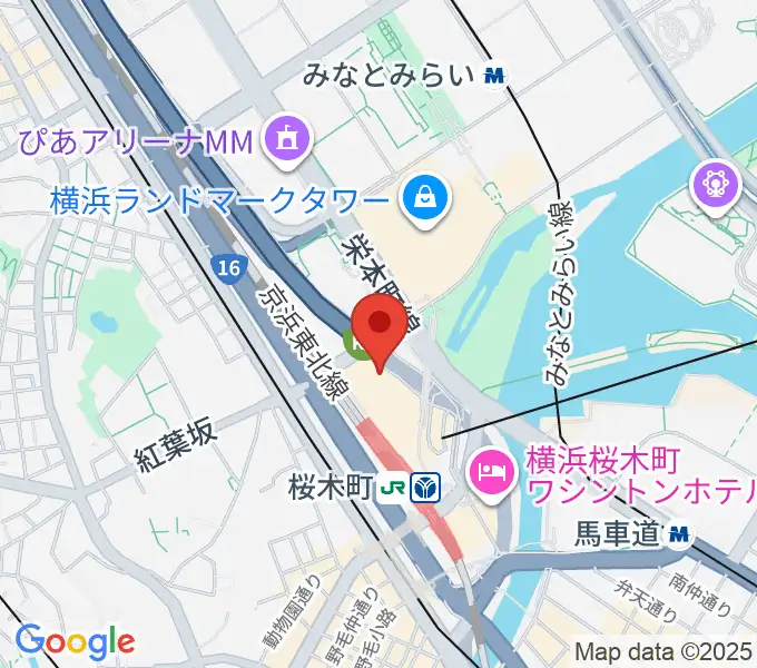 横浜ブルク13の地図