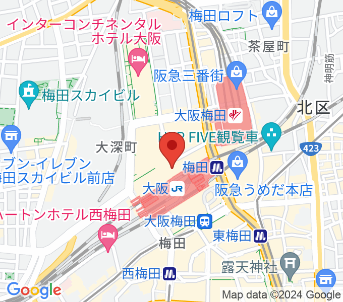 大阪ステーションシティシネマの場所