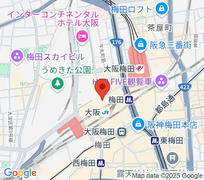大阪ステーションシティシネマの地図