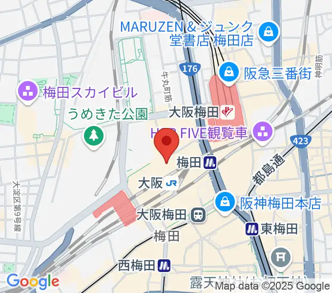 大阪ステーションシティシネマの地図