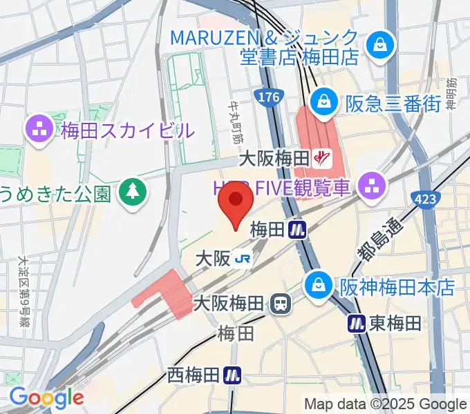 大阪ステーションシティシネマの地図