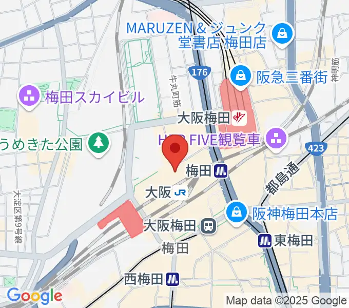 大阪ステーションシティシネマの地図