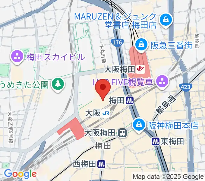 大阪ステーションシティシネマの地図