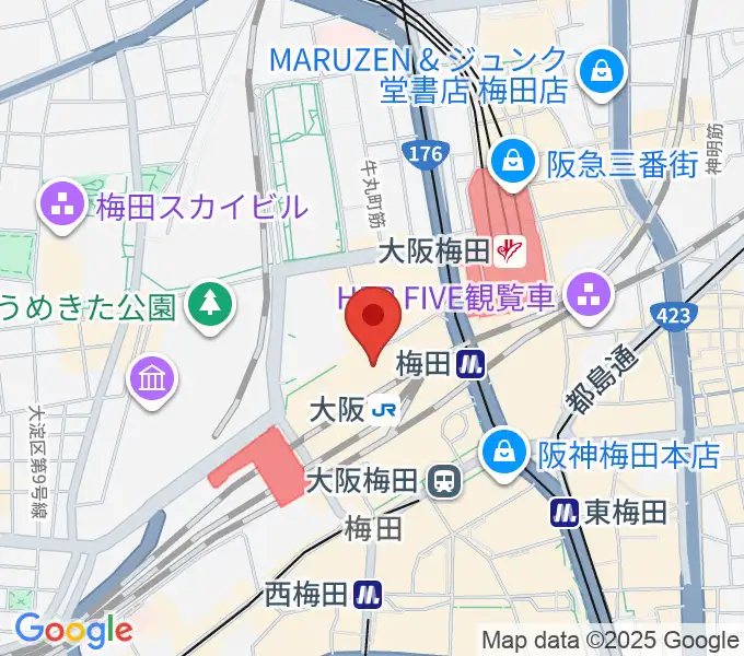 大阪ステーションシティシネマの地図