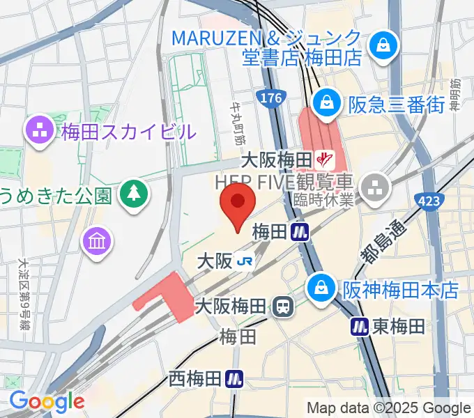 大阪ステーションシティシネマの地図