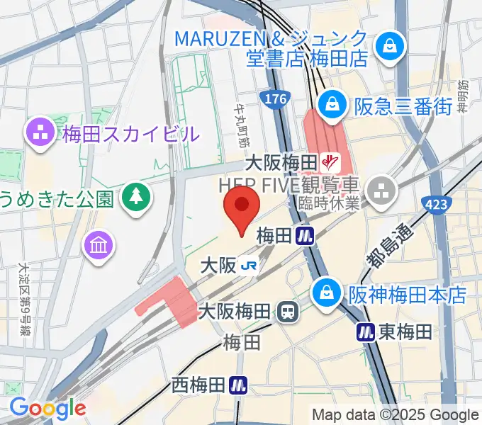 大阪ステーションシティシネマの地図