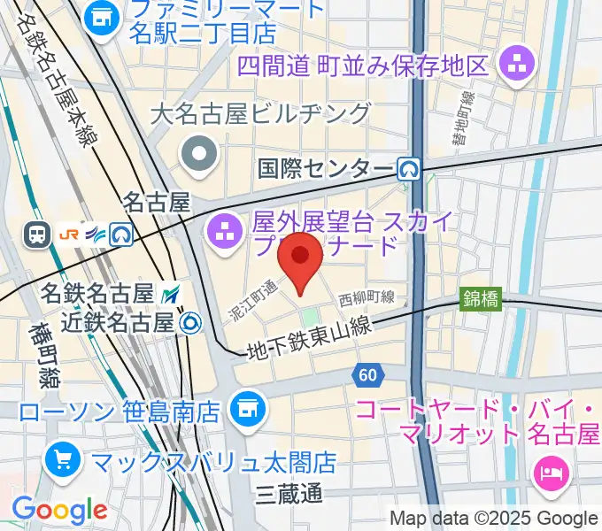 ミッドランドスクエアシネマ2の地図