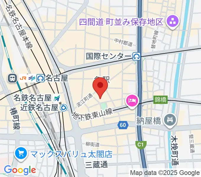 ミッドランドスクエア・シネマ2の地図