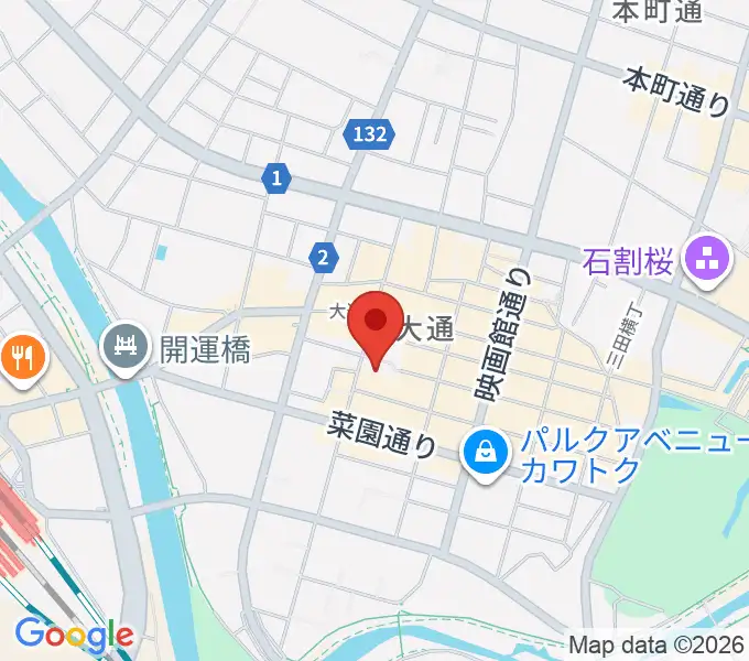 フォーラム盛岡の地図