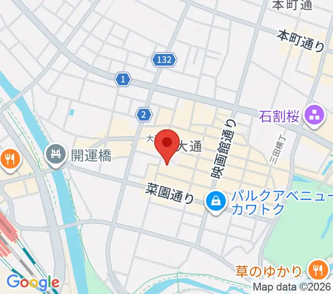 フォーラム盛岡の地図