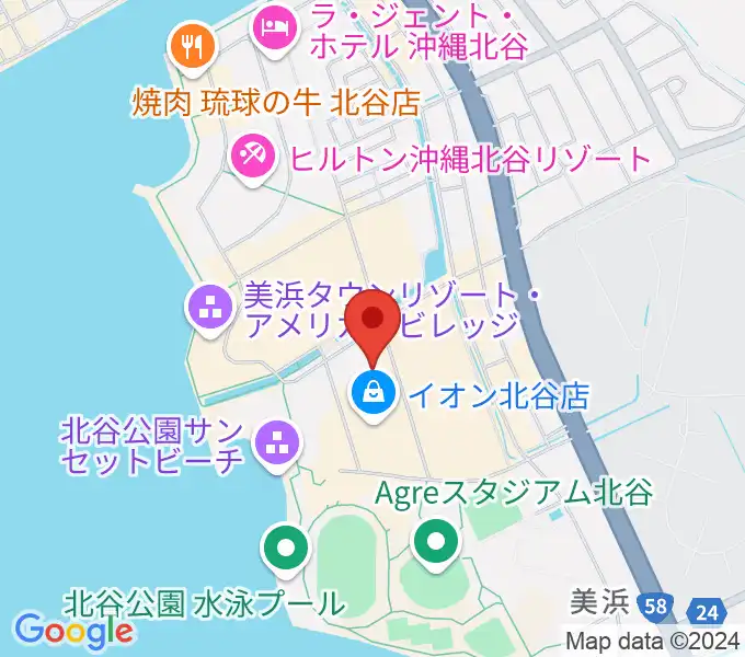 ミハマ7プレックスの地図