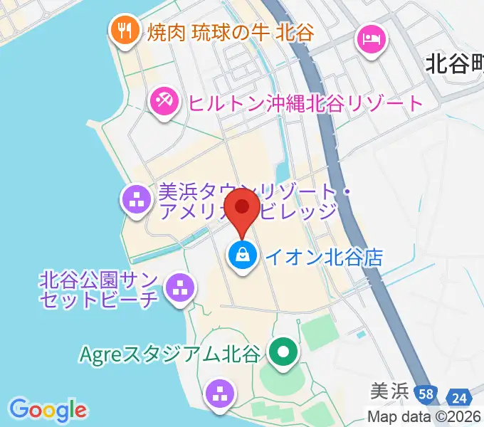 ミハマ7プレックスの地図