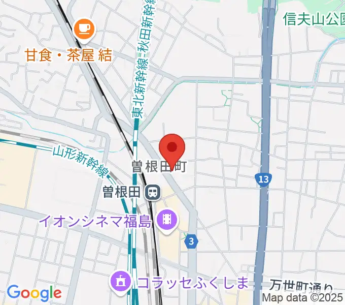 フォーラム福島の地図
