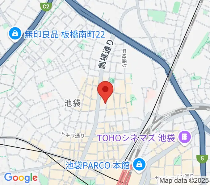 BASS ON TOP 池袋北口店の地図