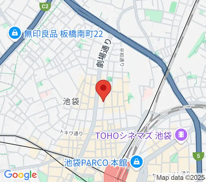 BASS ON TOP 池袋北口店の地図