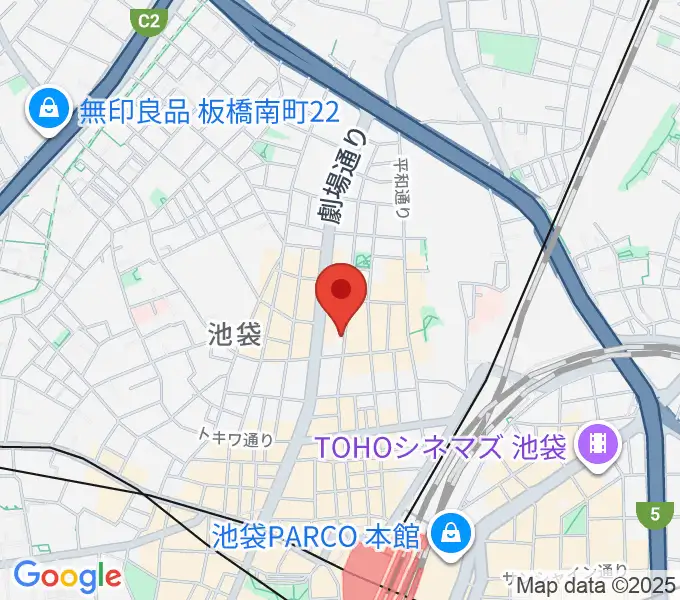 BASS ON TOP 池袋北口店の地図