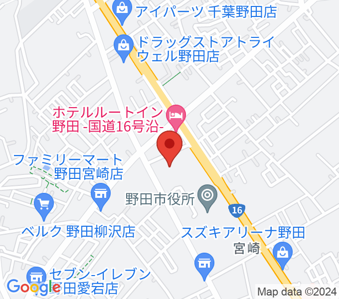 野田ガスホールの場所
