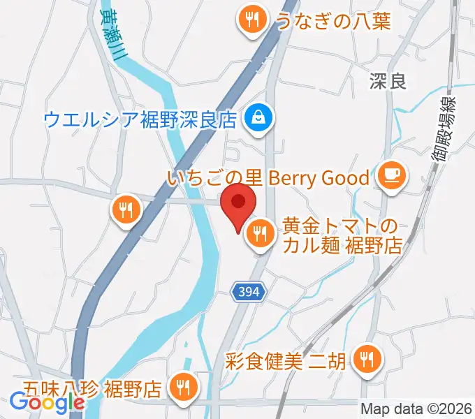 裾野市民文化センターの地図