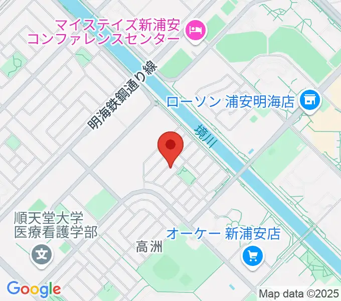 空、奏で　音楽教室の地図