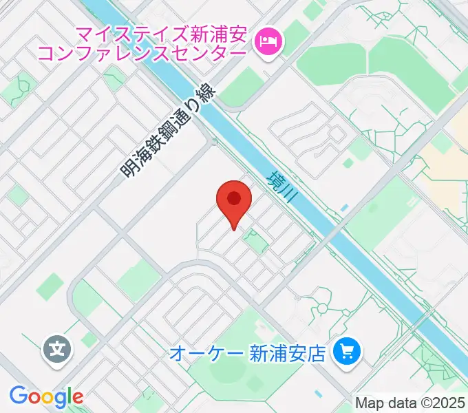 空、奏で　音楽教室の地図
